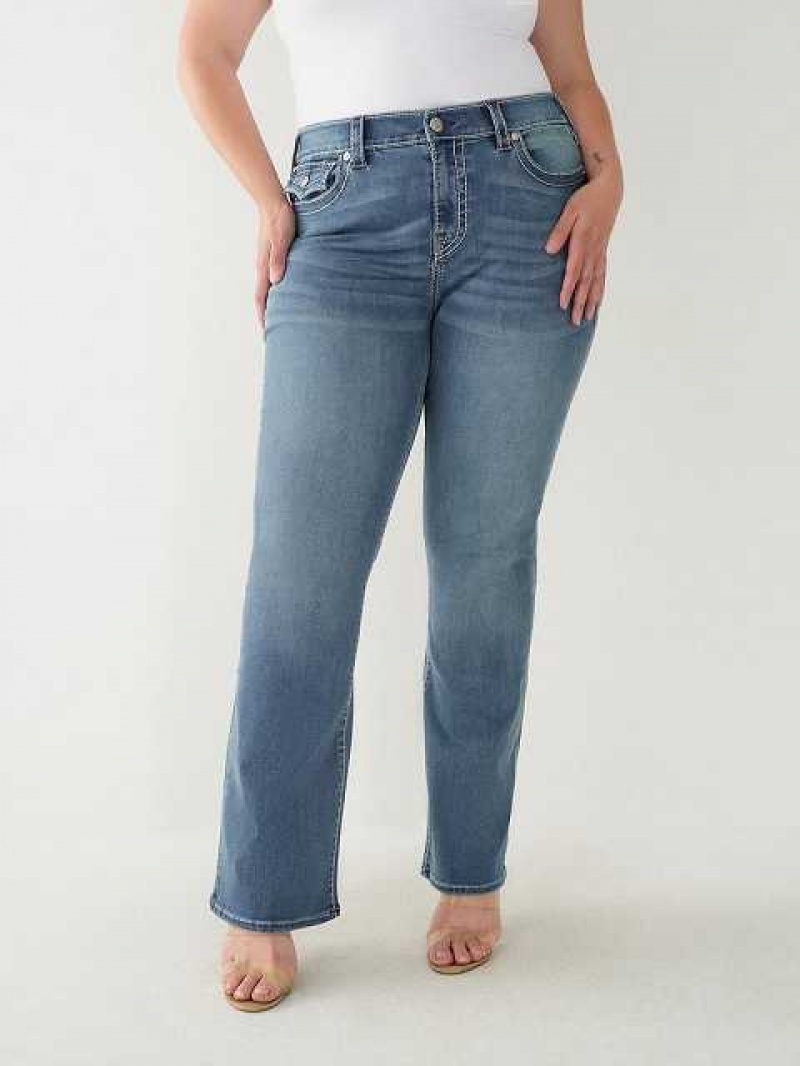 Vaqueros Bootcut True Religion Plus Becca Stitch Mujer Azules | Colombia-SMZENVQ26