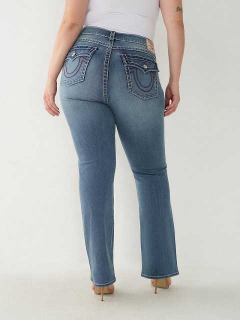 Vaqueros Bootcut True Religion Plus Becca Stitch Mujer Azules | Colombia-SMZENVQ26