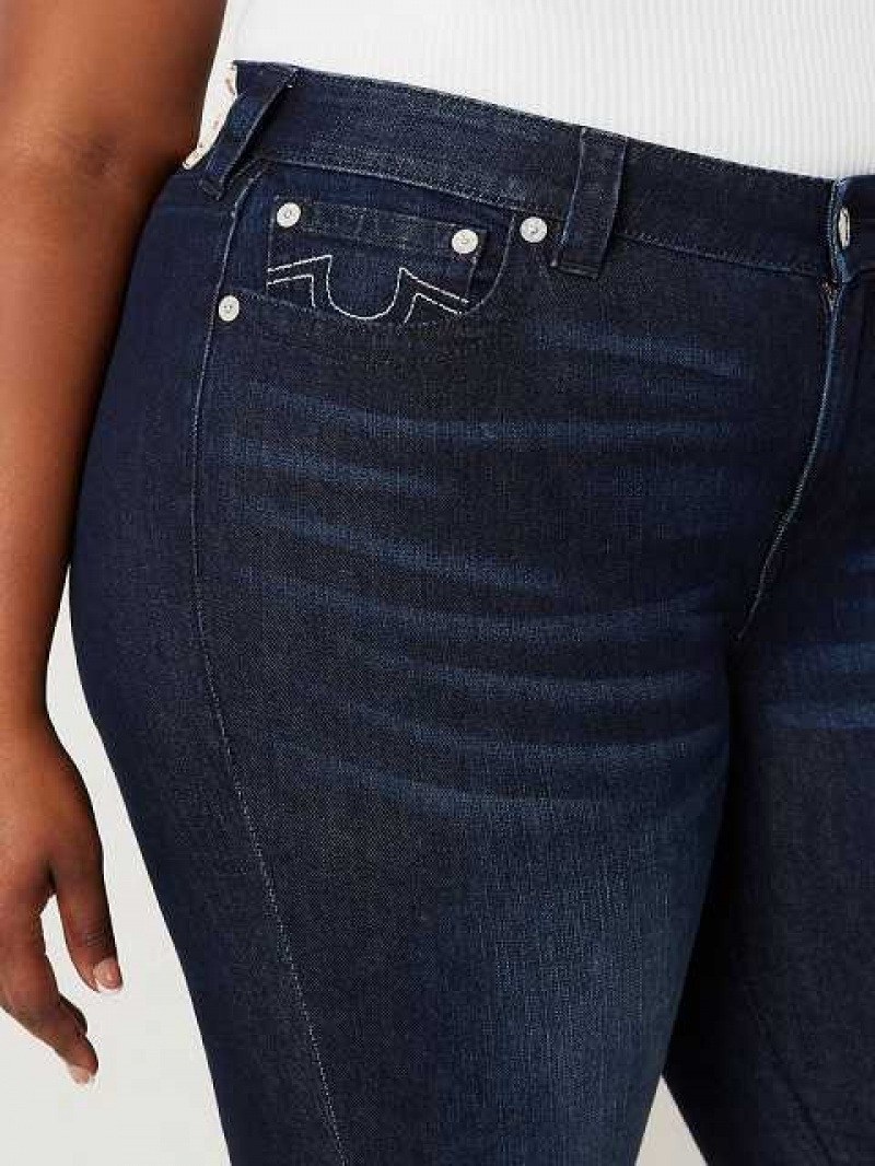 Vaqueros Bootcut True Religion Plus Becca High Rise Mujer Azul Marino | Colombia-SHYZWUC43