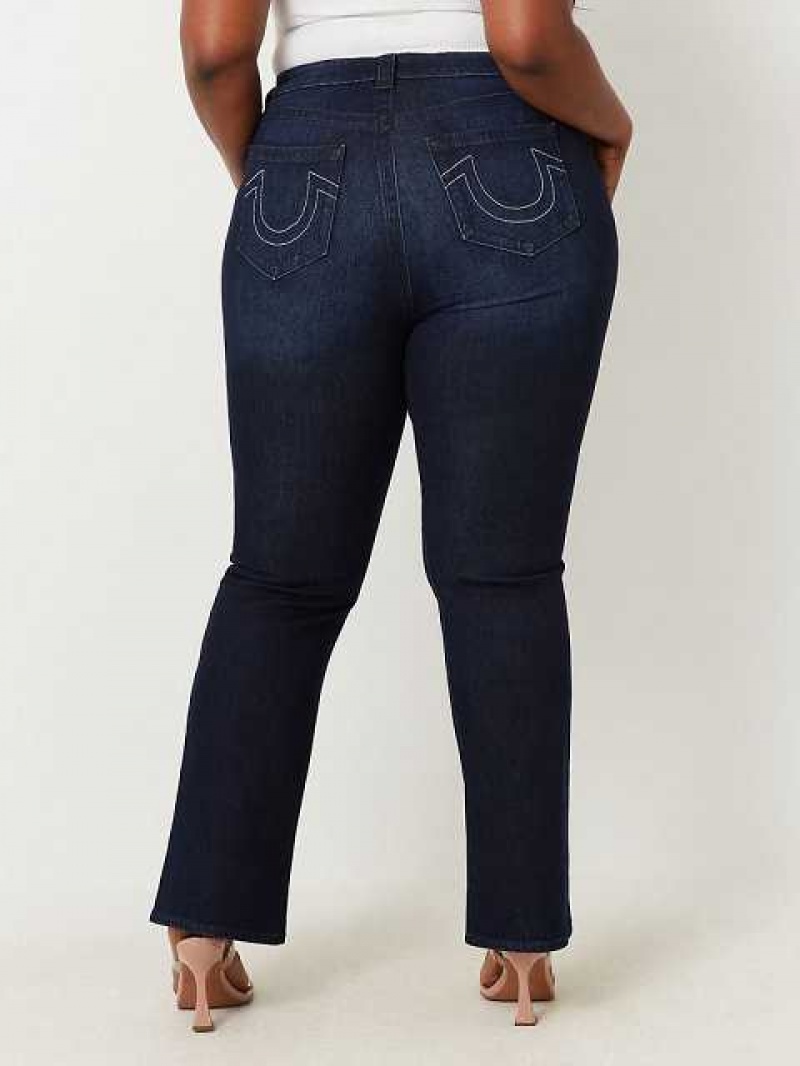 Vaqueros Bootcut True Religion Plus Becca High Rise Mujer Azul Marino | Colombia-SHYZWUC43