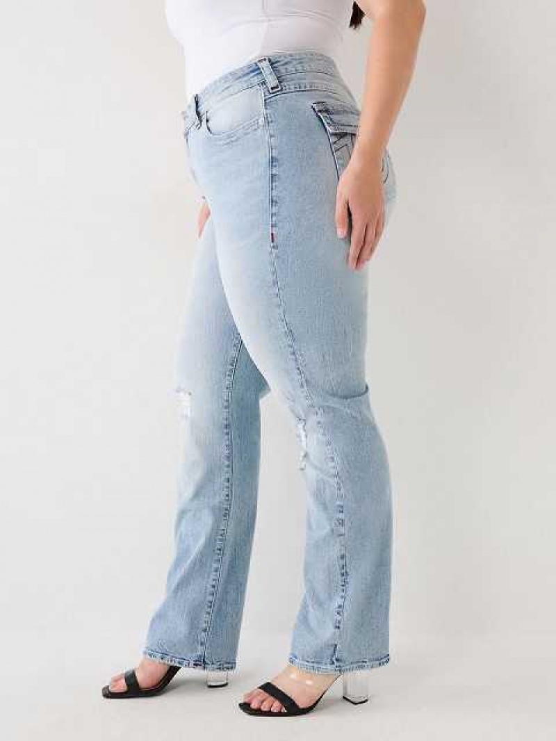 Vaqueros Bootcut True Religion Plus Becca Mujer Azules Claro | Colombia-VWJKYNS50