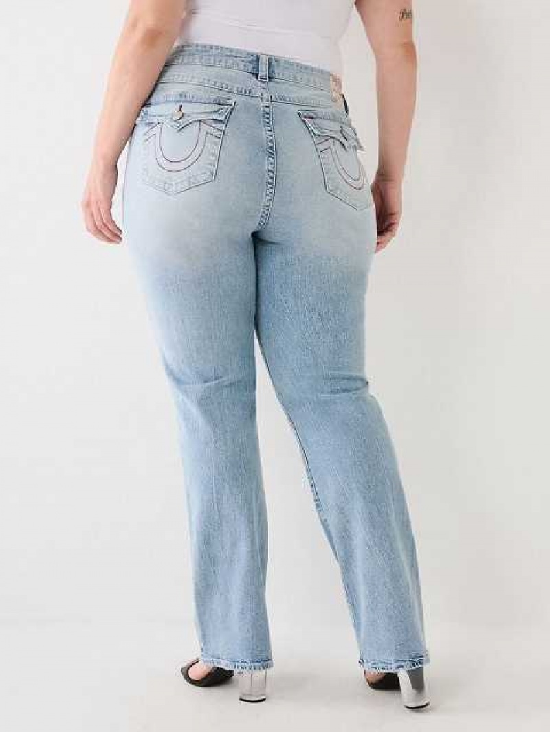 Vaqueros Bootcut True Religion Plus Becca Mujer Azules Claro | Colombia-VWJKYNS50