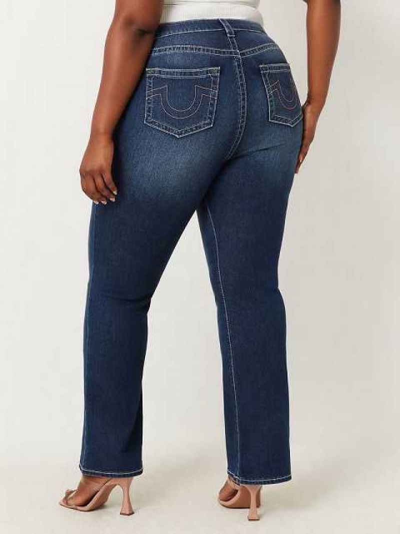 Vaqueros Bootcut True Religion Plus Becca Mid Rise Mujer Azules | Colombia-LMEBJSO63