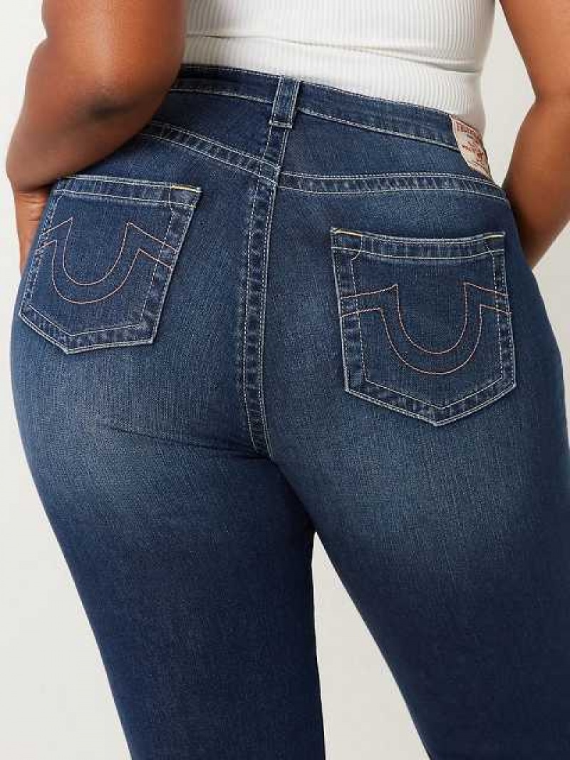 Vaqueros Bootcut True Religion Plus Becca Mid Rise Mujer Azules | Colombia-LMEBJSO63