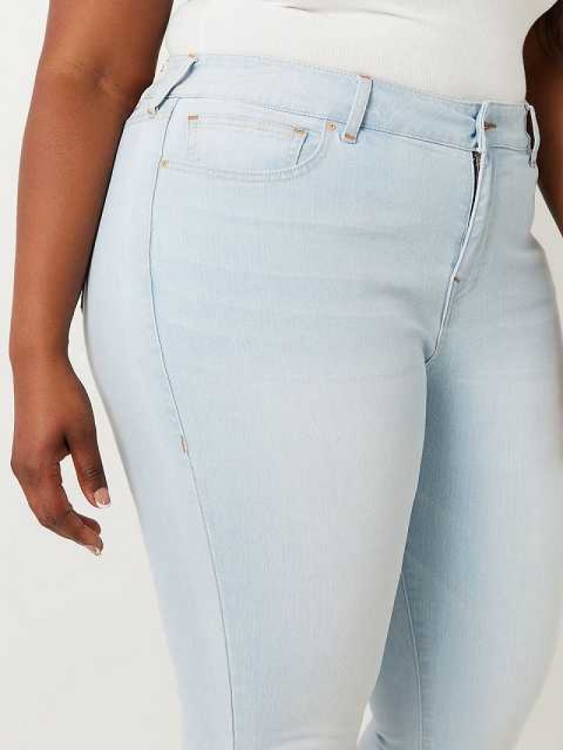 Vaqueros Bootcut True Religion Plus Becca Mid Rise Mujer Azules Claro | Colombia-QWGFUNH56