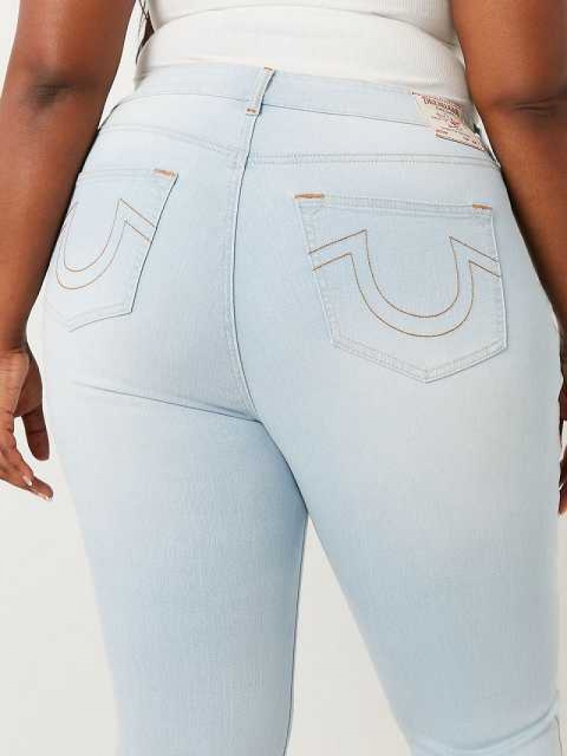 Vaqueros Bootcut True Religion Plus Becca Mid Rise Mujer Azules Claro | Colombia-QWGFUNH56