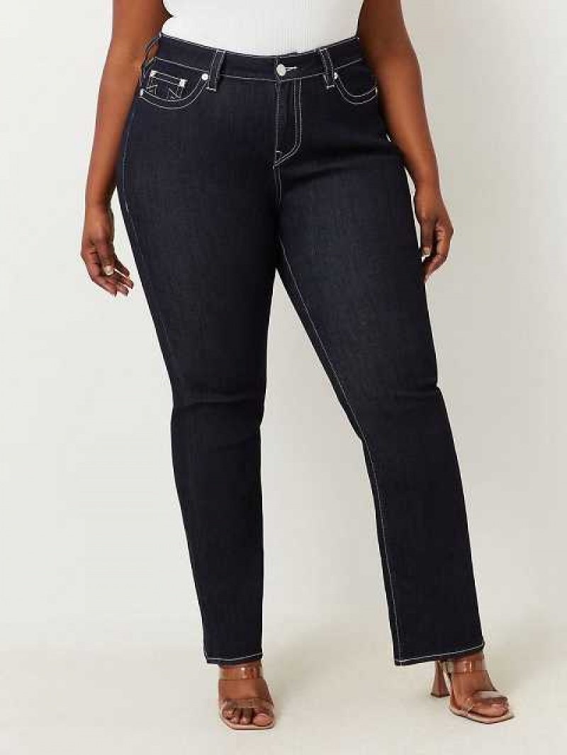 Vaqueros Bootcut True Religion Plus Becca Mid Rise Mujer Body Rinse | Colombia-YWRCPQI75