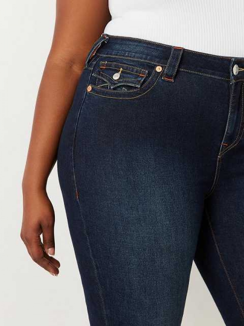 Vaqueros Bootcut True Religion Plus Becca Mujer Azules Oscuro | Colombia-PWCMNOD89