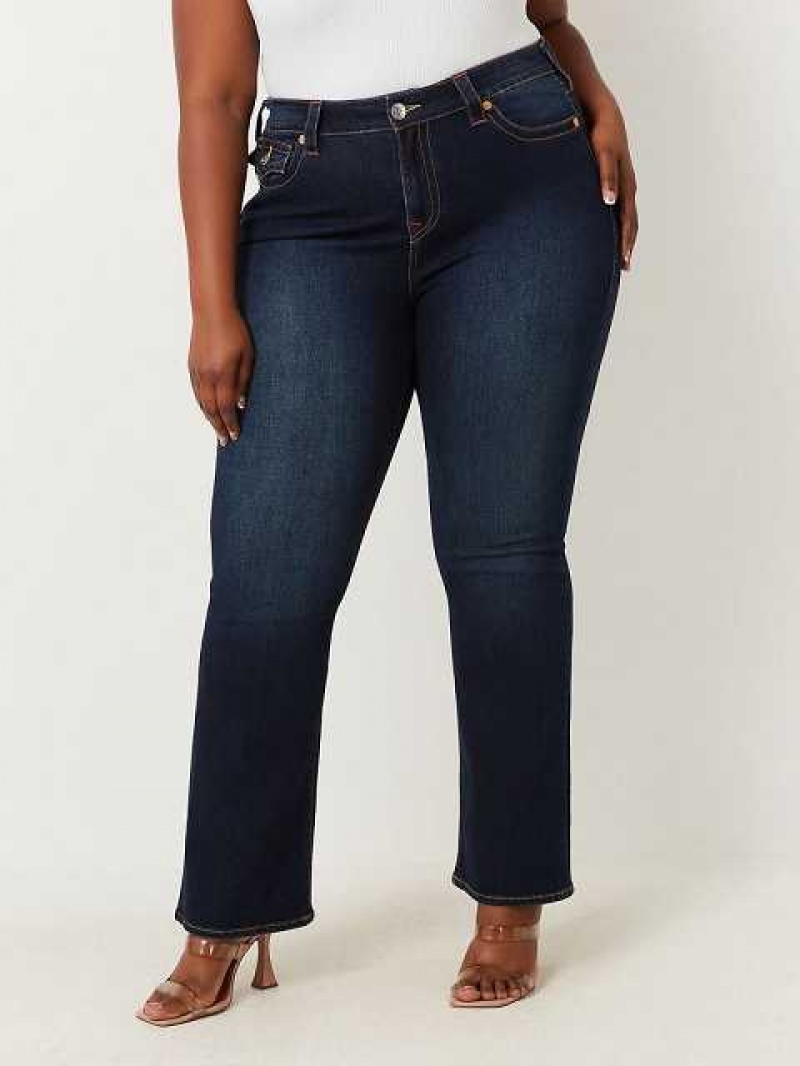 Vaqueros Bootcut True Religion Plus Becca Mujer Azules Oscuro | Colombia-PWCMNOD89