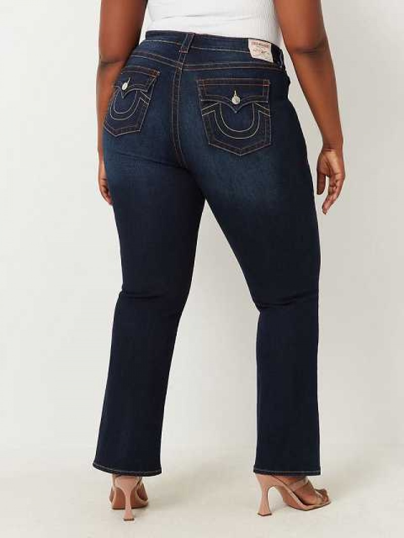 Vaqueros Bootcut True Religion Plus Becca Mujer Azules Oscuro | Colombia-PWCMNOD89