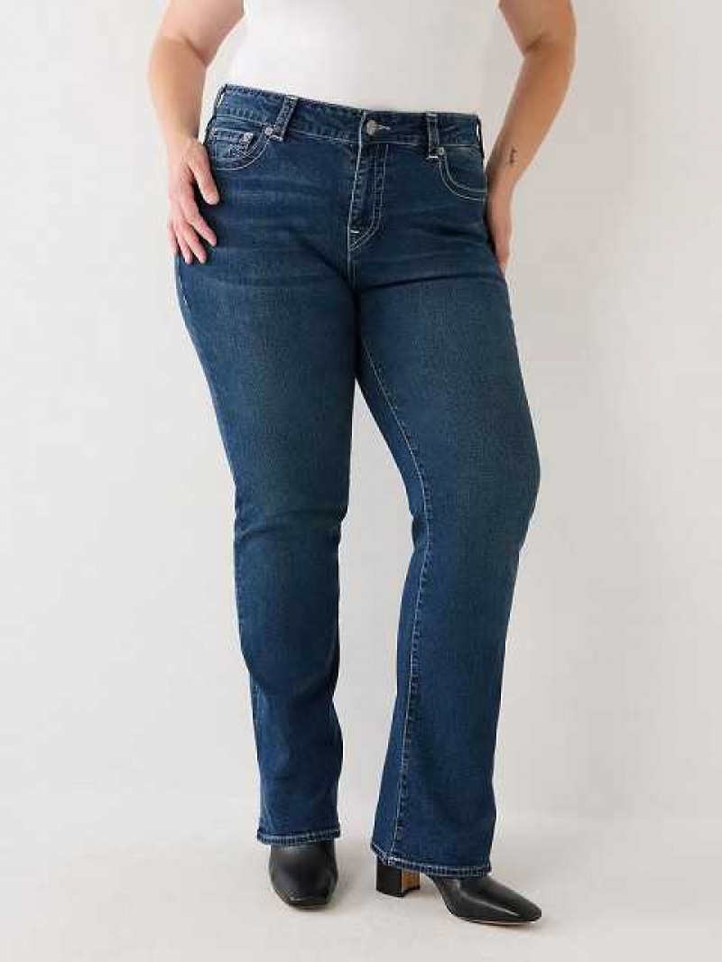 Vaqueros Bootcut True Religion Plus Becca Mujer Azules | Colombia-HSFQCAX64