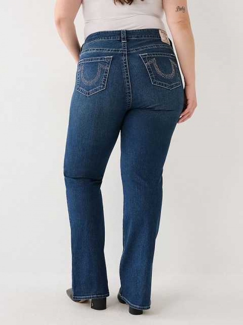 Vaqueros Bootcut True Religion Plus Becca Mujer Azules | Colombia-HSFQCAX64