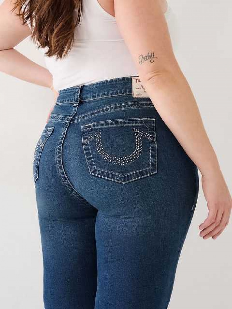 Vaqueros Bootcut True Religion Plus Becca Mujer Azules | Colombia-HSFQCAX64