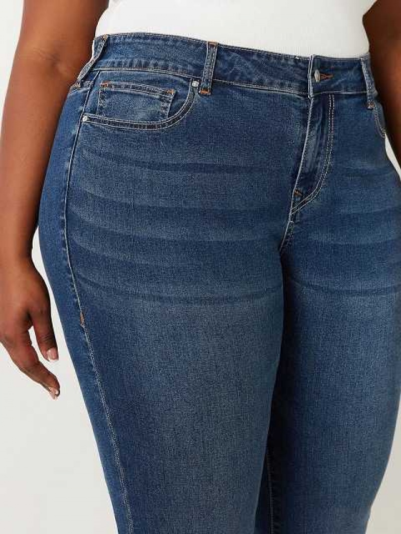 Vaqueros Bootcut True Religion Plus Becca Raw Hem Mujer Azules | Colombia-ADVFZSX35