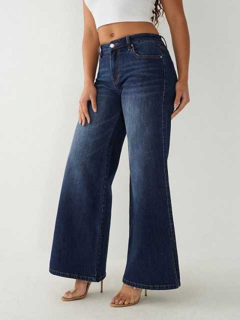 Vaqueros Bootcut True Religion Relaxed Anchos Leg Mujer Azules Oscuro | Colombia-MUGOSLW12