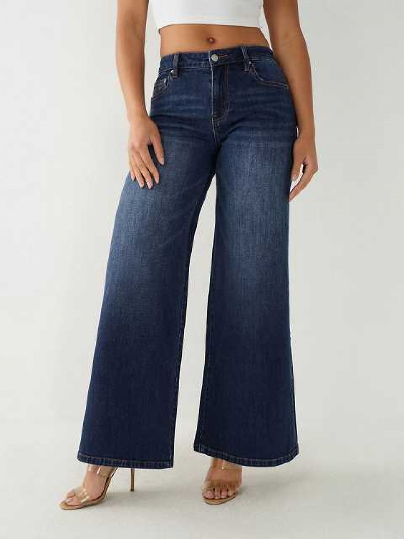 Vaqueros Bootcut True Religion Relaxed Anchos Leg Mujer Azules Oscuro | Colombia-MUGOSLW12